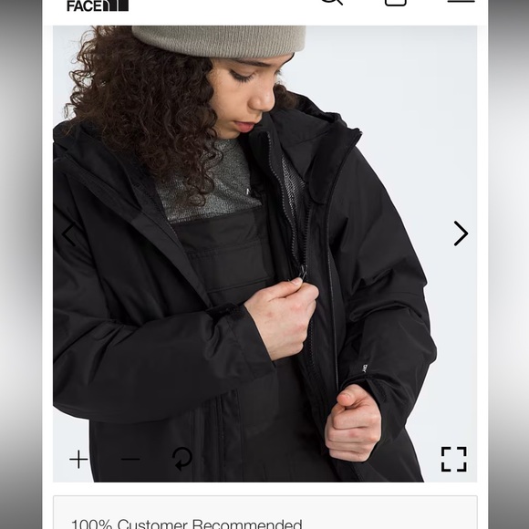 NWT Size XS Boys’ & Girls’ The North Face Freedom Triclimate® Jacket - Picture 5 of 7